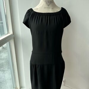 Burberry Black Midi Dress